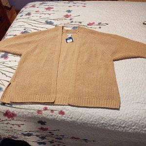 Thick Camel Colored. Arizona Cardigan Size 2x